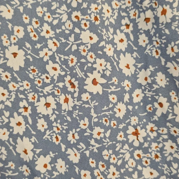 Floral Blue Dress - Picture 3 of 4